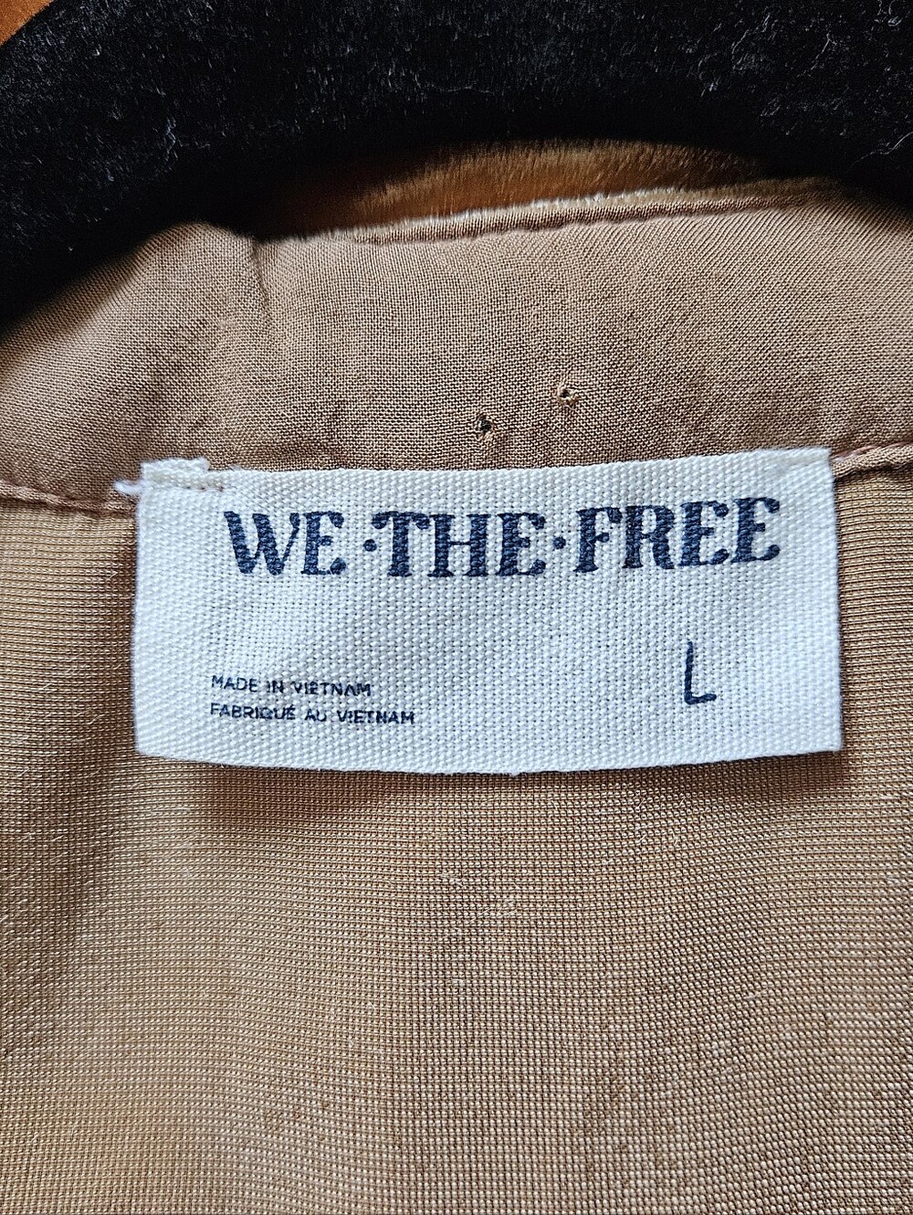 Free People We The Free Velvet South Side Shirt - Amber | L - Picture 5 of 8